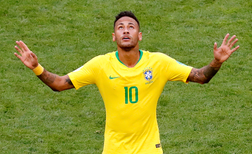 Neymar Jr., anak emas Brazil.  - Gambar REUTERS