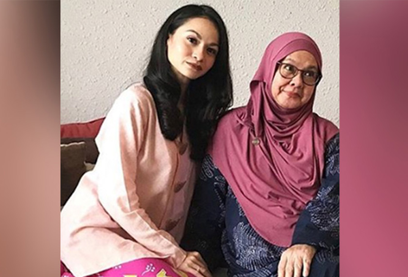 SHARIFAH AMANI (kiri) dan Fatimah Abu Bakar mengenang Allahyarham Yasmin Ahmad sebagai sahabat yang memilki keperibadian mulia.