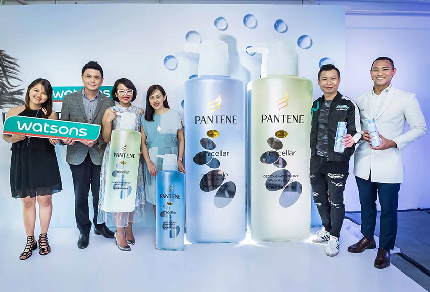 The new Pantene Pro-V Micellar shampoo & conditioner series