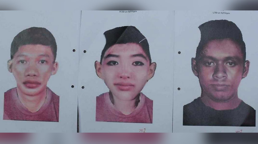 Ketiga-tiga suspek berusia 30-an itu dikenali sebagai Lani, Aris dan Siti.