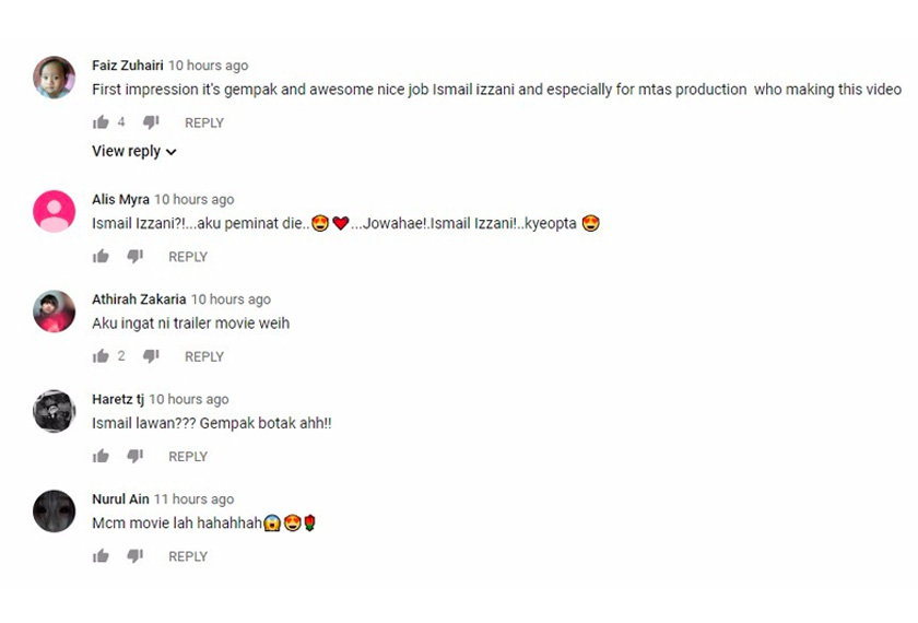 Kebanyakan peminat menyangka muzik video ini seperti sebuah seperti filem 