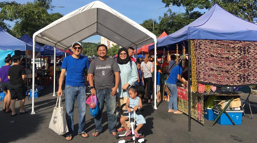 Di sini juga saya boleh bertemu dengan komuniti Borneo yang bekerja di Semenanjung - Foto: Ramzah Dambul