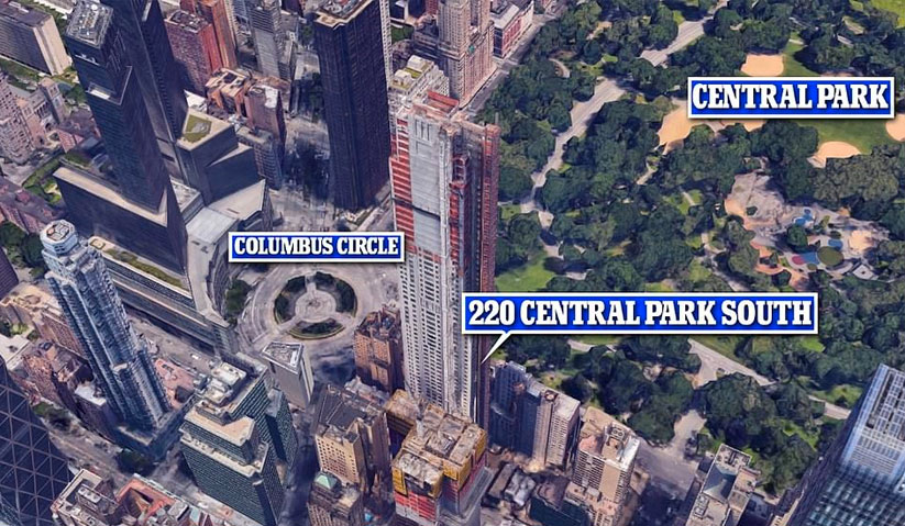 enthouse milik Griffin akan mempunyai keluasan sebesar 24 ribu persegi apabila siap sepenuhnya kelak