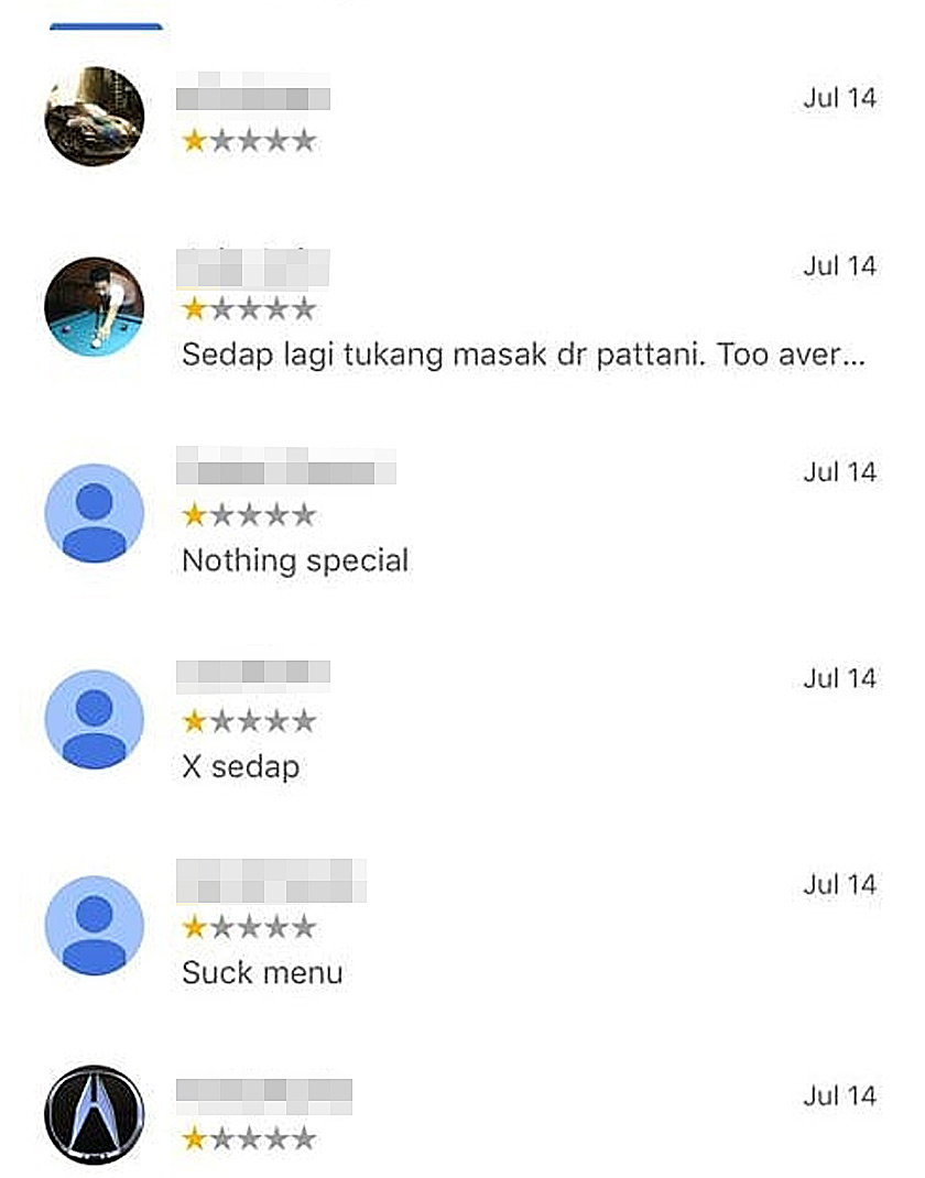 Cybertroopers serang review restoran Chef Wan di Facebook