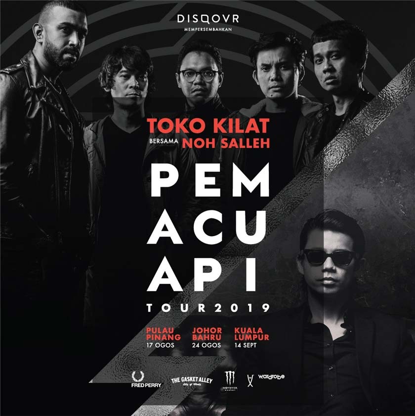 Toko Kilat akan menjelah bersama Noh Salleh untuk Konsert Pemacu Api 2019