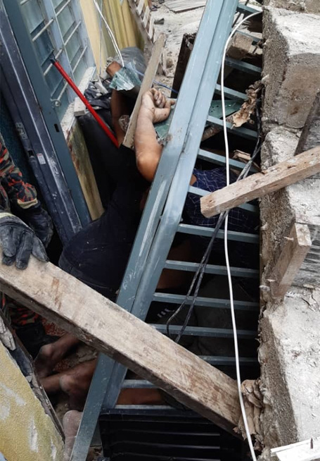 Keadaan memilukan di lokasi kejadian. - JBPM