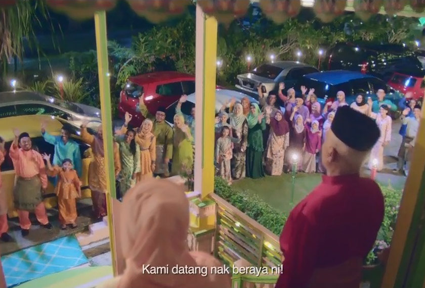 Iklan Konvoi Epik Fantastik TNB menonjolkan tradisi kunjung mengunjungi di hari penuh kemuliaan. - Gambar TNB