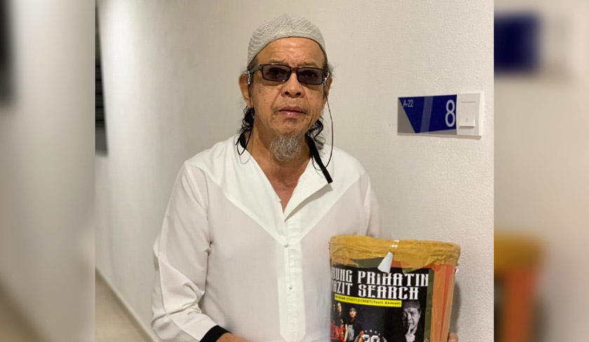 Tabung Prihatin Yazit Search yang diancarkan pada konsert Gegar Utara XPDC. - Foto ihsan Yazit Search