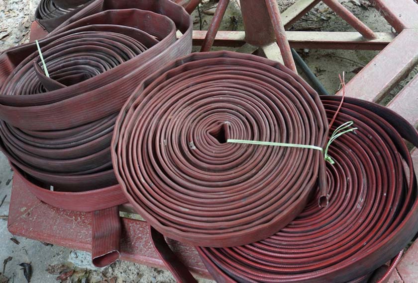 The fire hose donated by the Fire and Rescue Department. - Facebook / Langur Project Penang