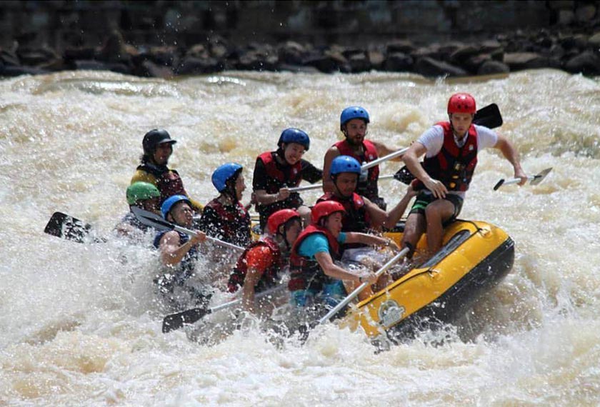 White water rafting is one of Ann's favourite outdoor activities. - Instagram pic/@annosman