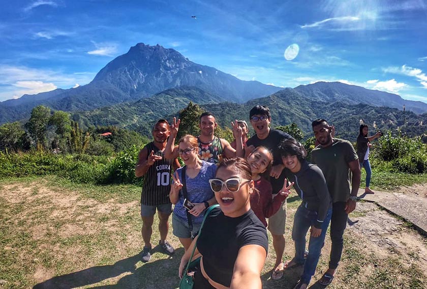 Ann with the fighters from Borneo Tribal Squad MMA. - Instagram pic/@annosman