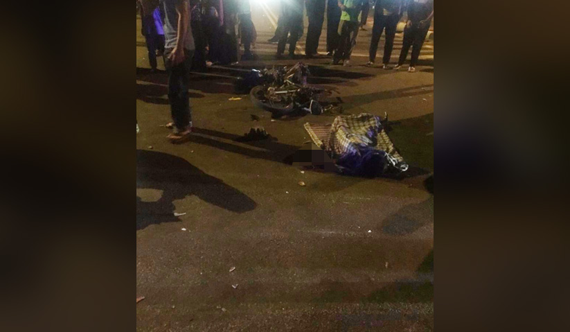 Tiga beranak maut selepas bas ekspres sebelum dilanggar sebuah lori.