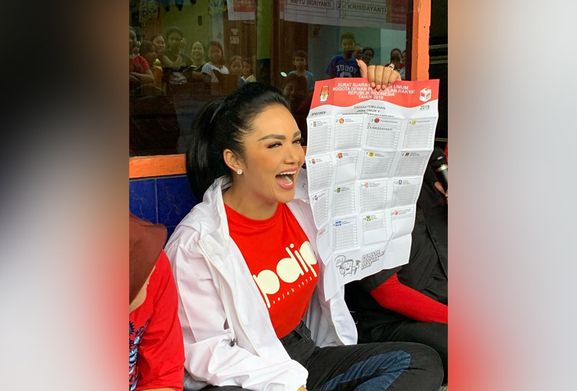 Krisdayanti akan bertanding di kampung halamannya di Malang Raya. - Gambar Instagram Krisdayanti