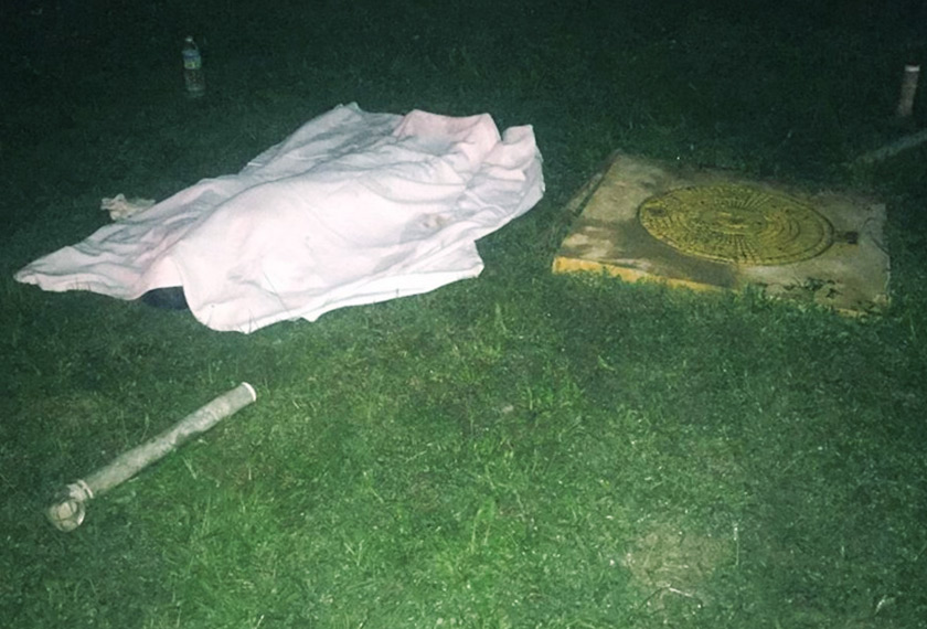 Warga Bangladesh yang maut di lokasi kejadian. - Ihsan JBPM Perak