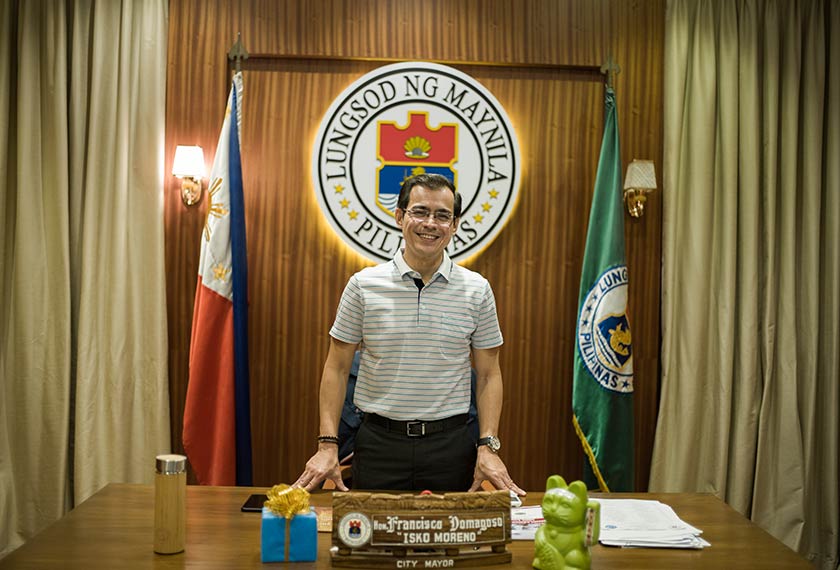 Isko Moreno yang menghabiskan masa kecilnya di perkampungan setinggan di Tondo, Manila, tidak menyangka akan menjadi Datuk Bandar seperti saat ini. Carlo Gabuco / Pasukan Ceritalah  