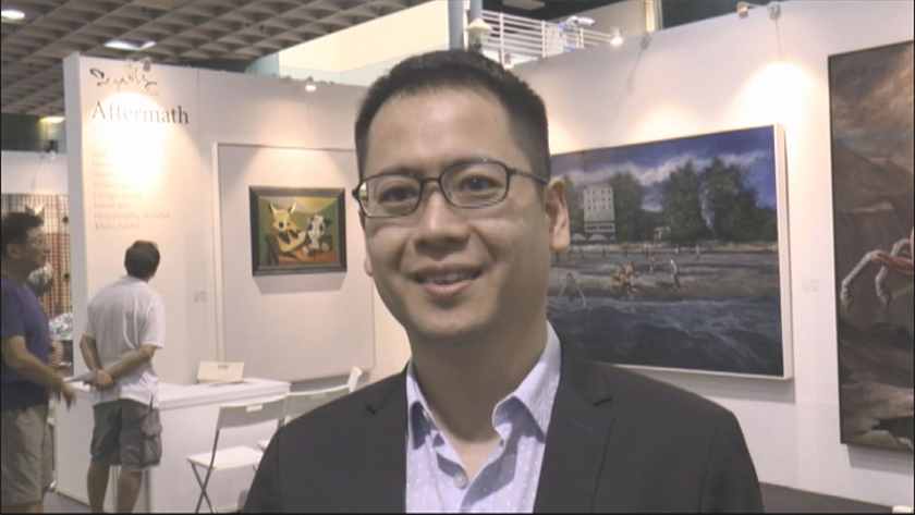 Sim Pojinn merupakan pengasas bersama dan pengarah pameran Art Expo Malaysia. - Gambar Astro AWANI