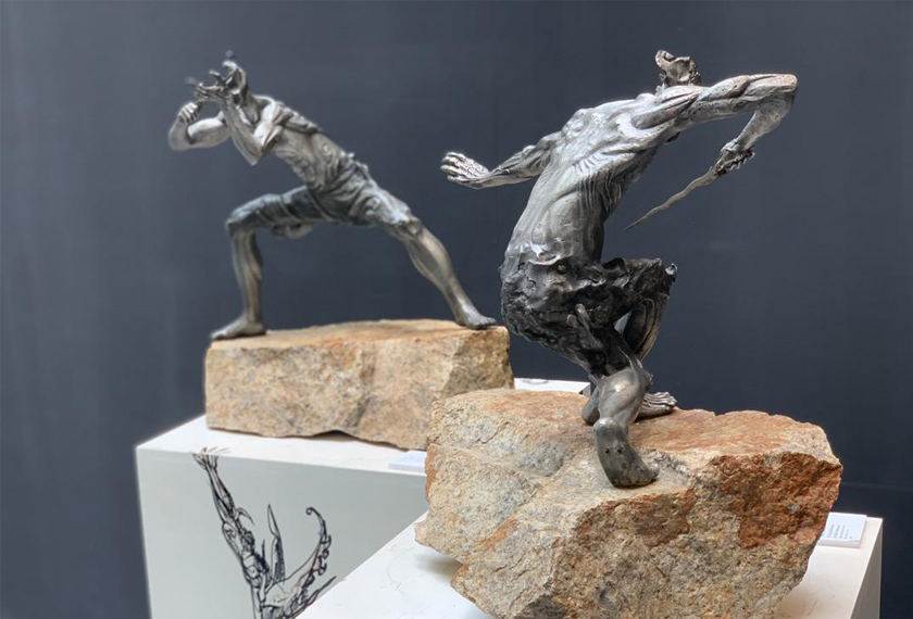 Antara karya yang dipamerkan di Art Expo Malaysia 2019 yang berlangsung selama tiga hari. - Gambar Astro AWANI