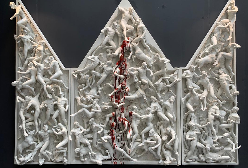 Antara karya yang dipamerkan di Art Expo Malaysia 2019 yang berlangsung selama tiga hari. - Gambar Astro AWANI