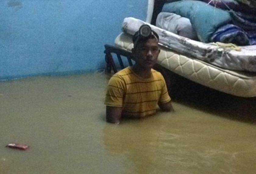 Mangsa dinasihatkan segera berpindah sekiranya keadaan bertambah buruk.Foto ihsan APM
