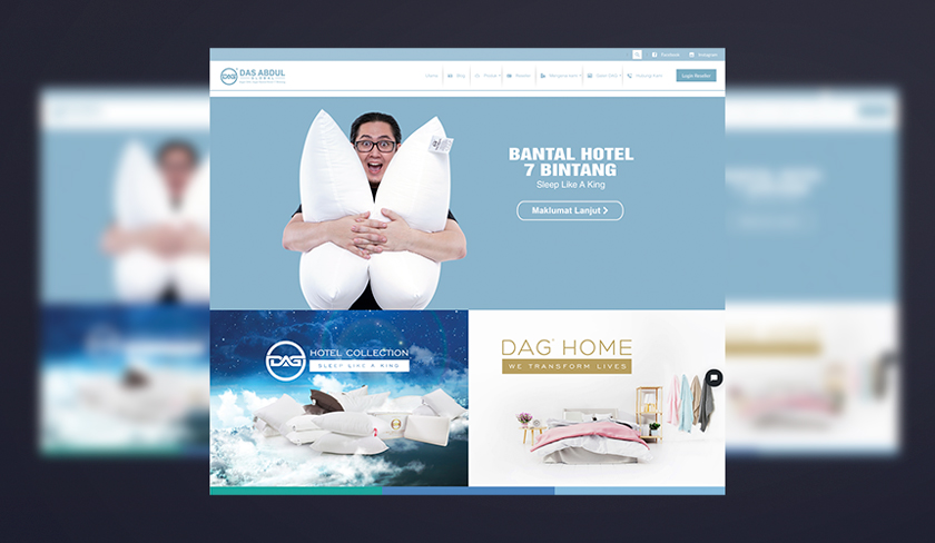 Pembelian bantal secara atas talian beri kelebihan produk Das Abdul 