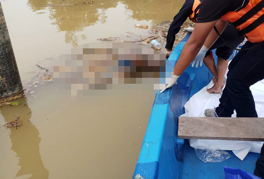 Mayat ditemui dalam keadaan tertiarap sudah kembung dan berulat di lokasi. - Foto Astro AWANI