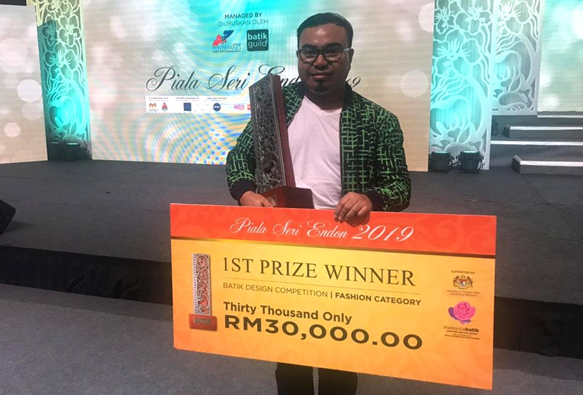 Mohamad Shukri Che Ya muncul Juara Piala Seri Endon 2019 kategori fesyen