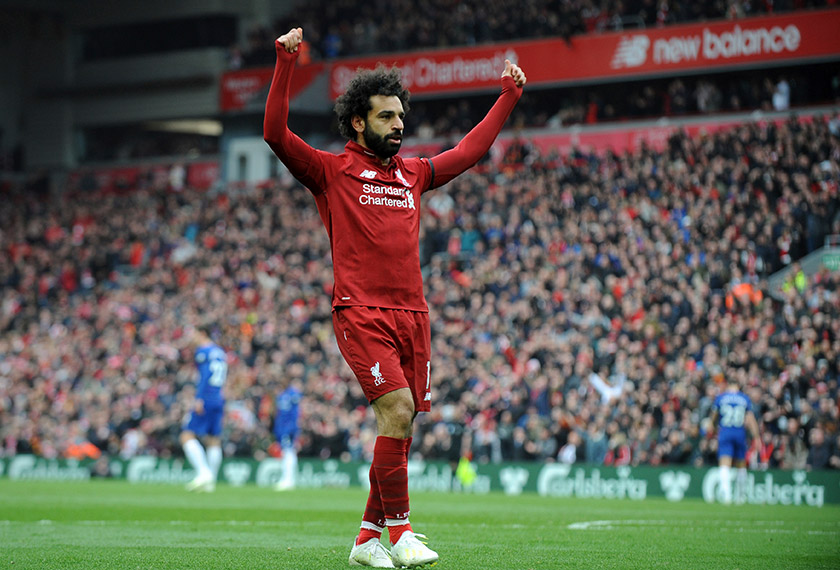 Turut tersenarai, pemain bola sepak kelab Liverpool kelahiran Mesir, Mohammed Salah. - Gambar fail