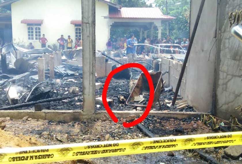 Lokasi dimana kanak-kanak malang itu ditemui. - Foto JBPM