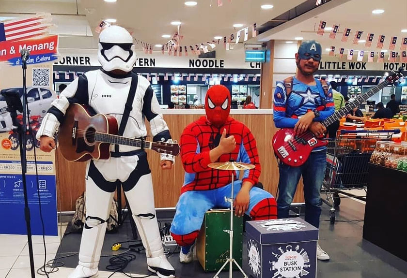 Buskers adalah antara yang terkesan COVID-19