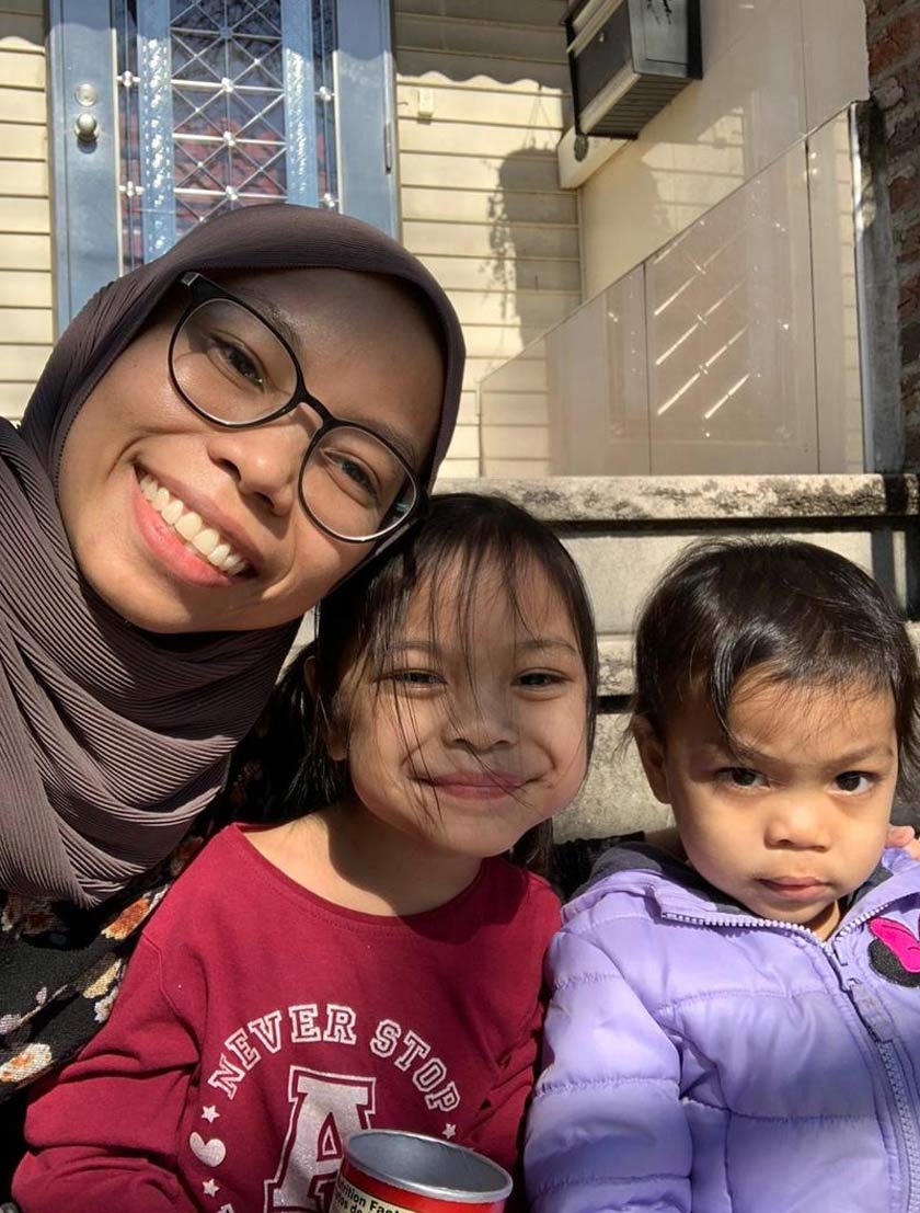 Dr Zatil and her children led a normal life before COVID-19.