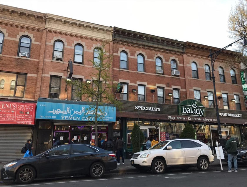 Even though supermarkets are closed, shops selling daily necessities are still open, thus people need to take precautionary measures