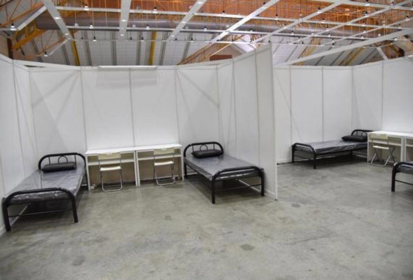 Pusat Kuarantin dan Rawatan COVID-19 Risiko Rendah di Taman Ekspo Pertanian Malaysia Serdang (MAEPS). Gambar fail.