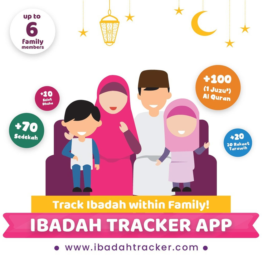 Dengan Ibadah Tracker, umat Islam boleh membandingkan amalan pada tahun sebelumnya sekali gus dapat memperbaiki kelemahan diri.