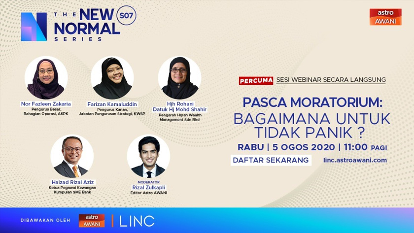 Sertai kami dan daftar sekarang di linc.astroawani.com pada 5 Ogos 2020, jam 11 pagi.