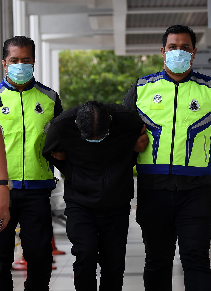 Dia dituduh membunuh Maizatulnisa Othman, 40, di Tasik Cyber Valley Park, Jalan Persiaran Sepang, Cyberjaya, antara 11 pagi, 29 Julai dan 1.04 pagi, 30 Julai lepas. - Foto BERNAMA