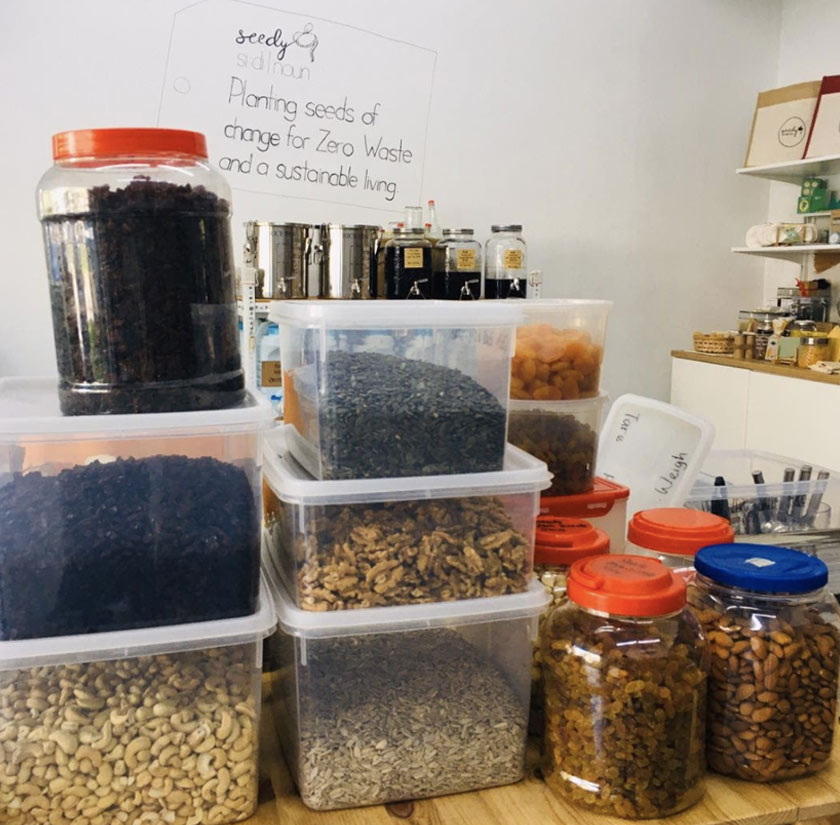 Refillable bulk purchases at Seedy Zero Waste Store. IMAGE: Seedy Zero Waste Store