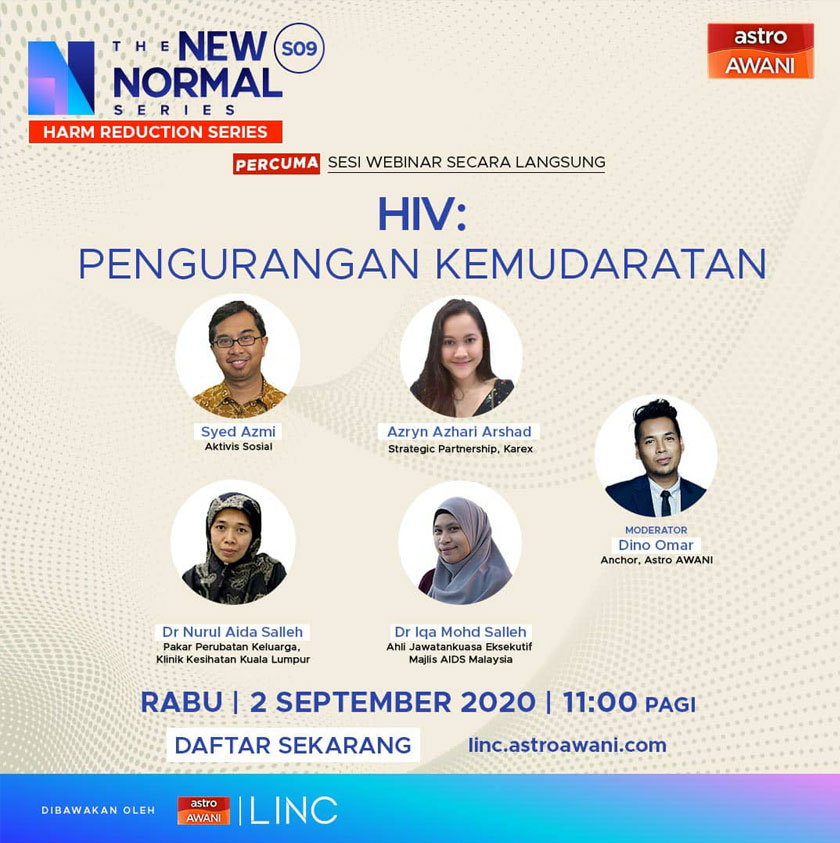 engurangan kemudaratan bukan sahaja langkah #HIVprevention yang sangat berkesan malah kos efektif, selain menghormati maruah dan hak-hak asasi individu.