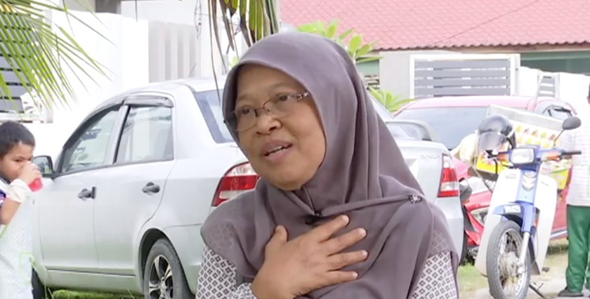 Siti Salamah atau mesra disapa ‘Opah’, berkata suaminya itu seorang yang sentiasa optimis dalam melakukan sesuatu perkara. -Foto Astro AWANI