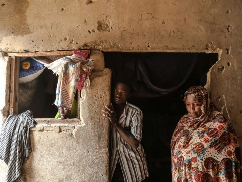 Roughly a quarter-of-a-million displaced people struggle to survive in and around Maiduguri, capital of Borno State. AFPpic