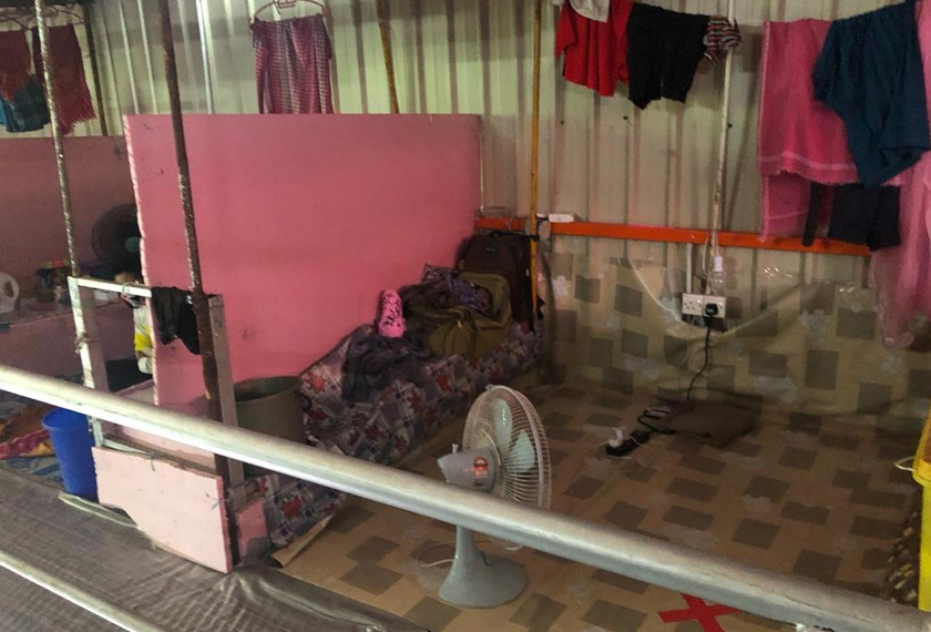 Akta 446 mementingkan pekerja diberi penginapan yang selesa dan selamat perlu disediakan oleh majikan. Gambar: Astro AWANI