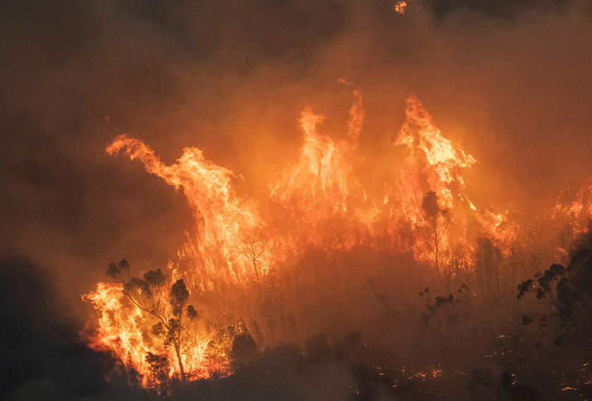 Australian bushfire season, also known as Black Summer, was a period of unusually intense bushfires in many parts of Australia. – file pic