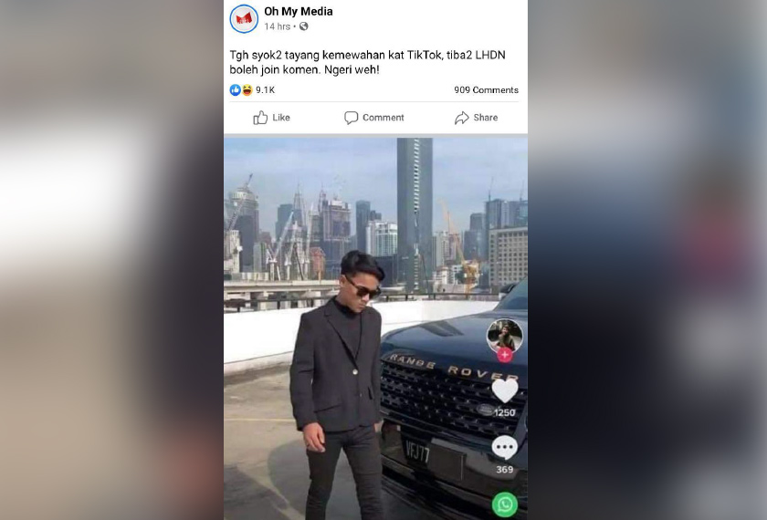 Akaun yang menggunakan nama 