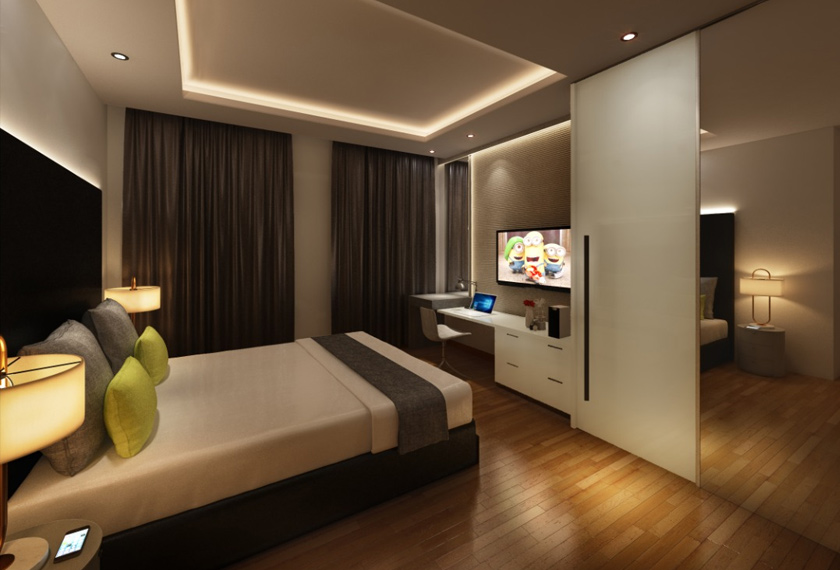 Bilik yang disediakan di sini.