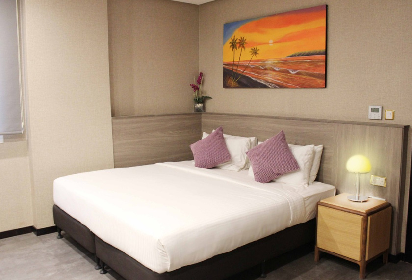 Bilik yang disediakan di D'Villa.