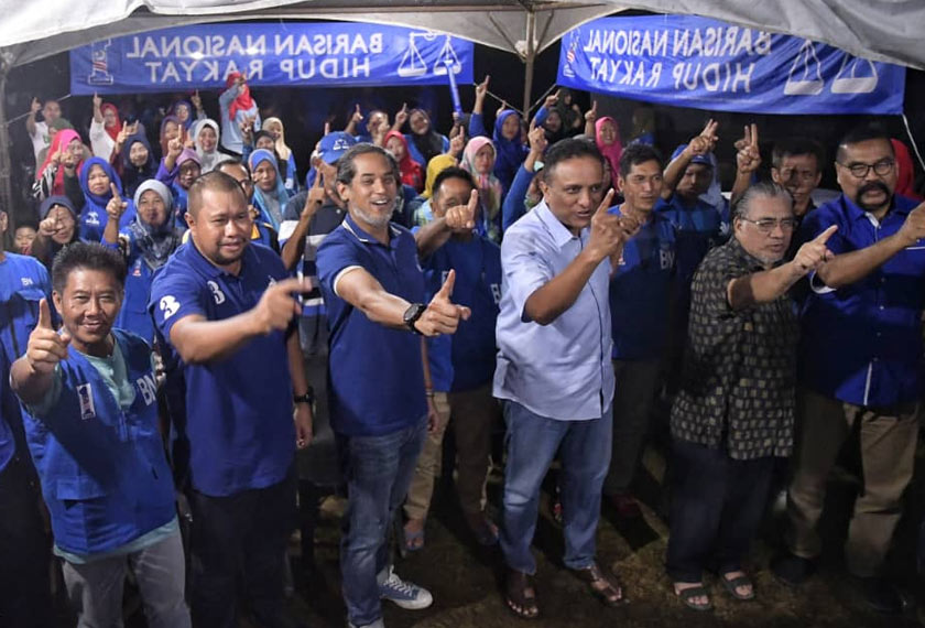 Khairy menganggap rakyat di Kimanis amat senang dengan pendekatan yang dibawa calon BN. - Astro AWANI