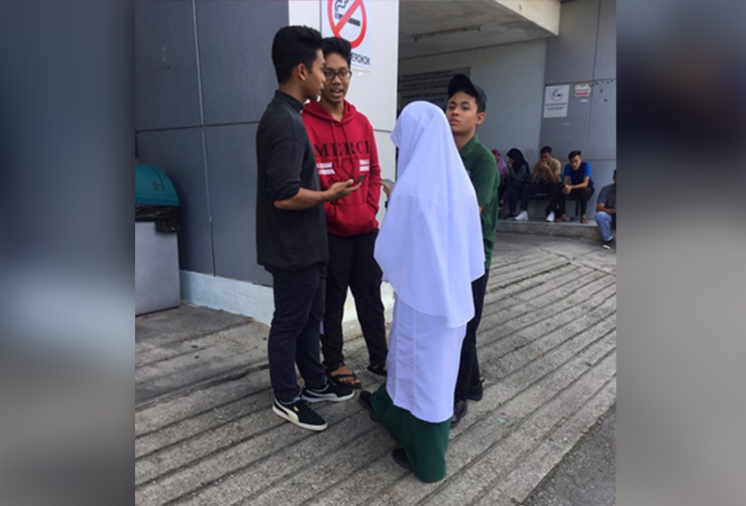 Anak-anak Allahyarham Lok-U. - Gambar Astro AWANI