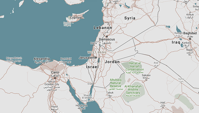 Status yang tular itu mendakwa negara Palestin telah ‘dihapuskan’ baik dalam Google Maps atau Apple Maps.