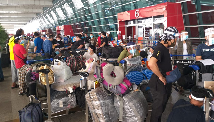 Rakyat Malaysia yang terkandas di India sejak Mac selamat tiba di KLIA pagi Sabtu.