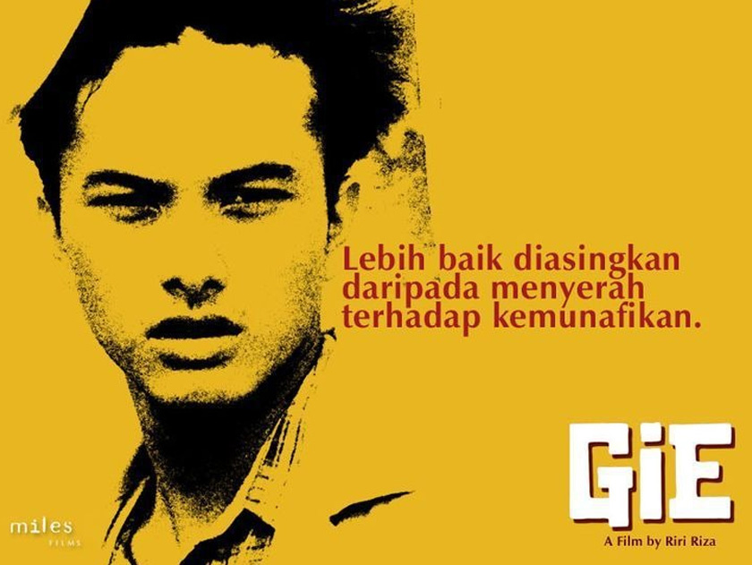 Gie menjadi filem hebat pada 2005 dengan diarahkan Riri Riza dan diterbitkan Mira Lesmana.