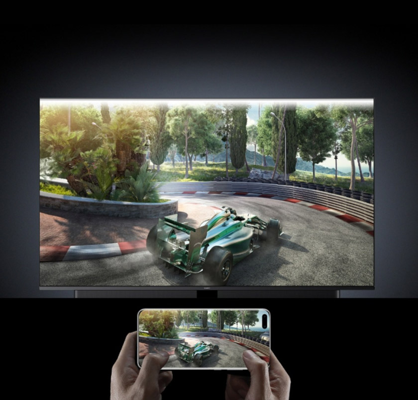 Bermain permainan video secara berpasukan dengan ciri sambungan rangkaian One-Tap daripada Huawei Share.